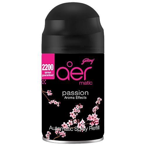 Godrej Aer Matic Automatic Spray Refill - Passion, 225ml