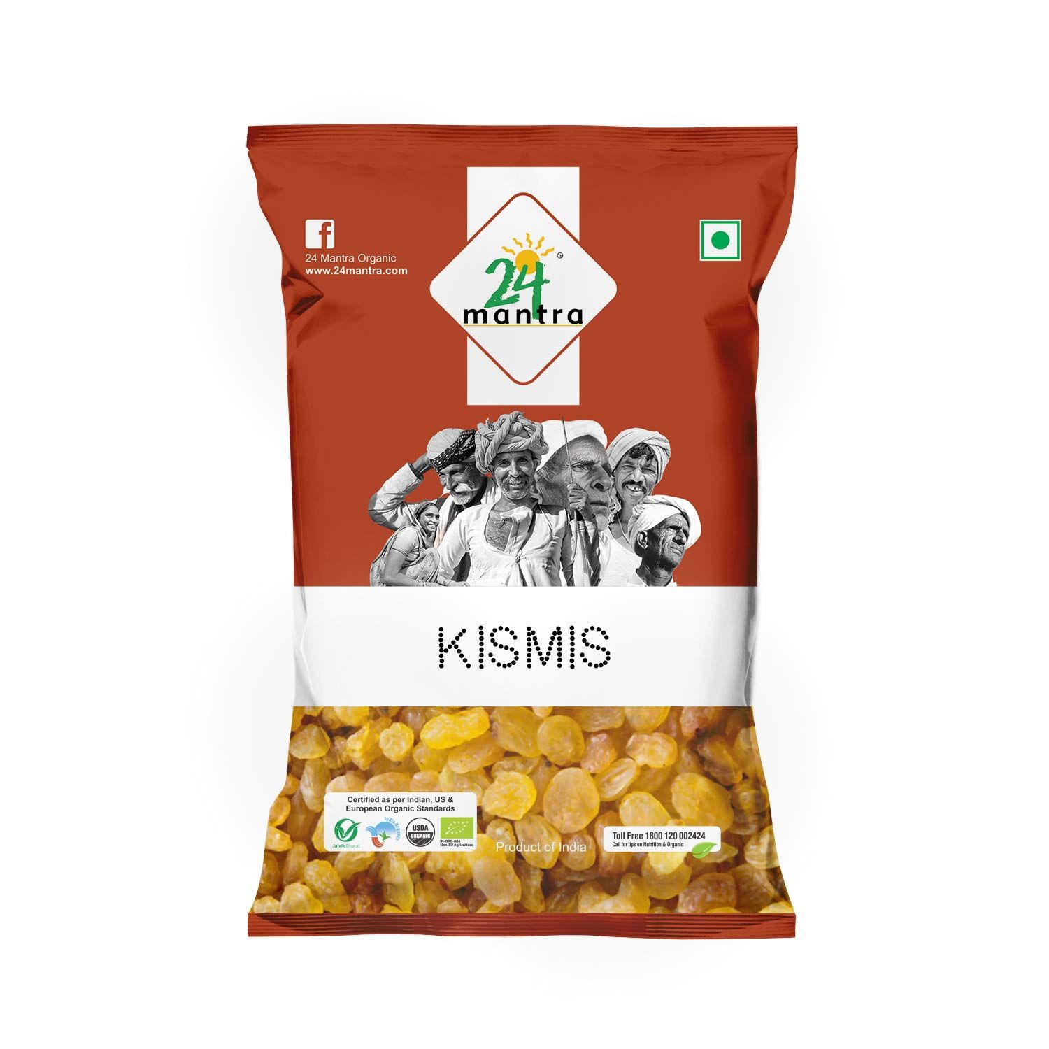 24 Mantra Organic Kismis, 100g