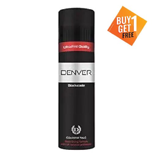 Denver Cologne Talcum Powder - Black Code, 100g (Buy 1 Get 1 Free)
