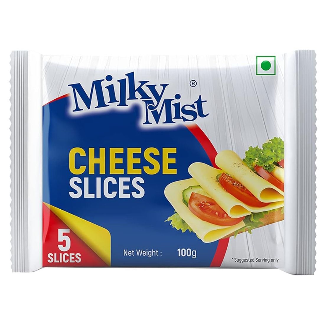 Milky Mist Cheese Pouch - Slice, 100g