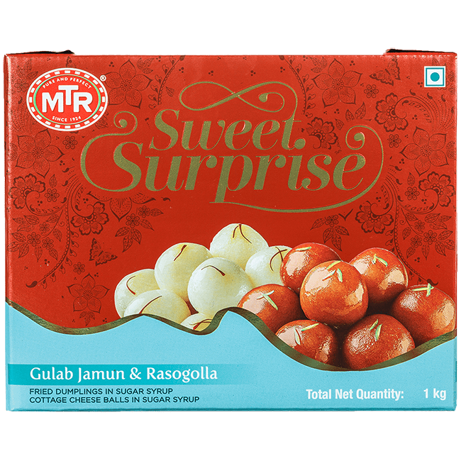 MTR Ready to Eat Utsav Gulab Jamun & Rasogolla Combo, 1kg