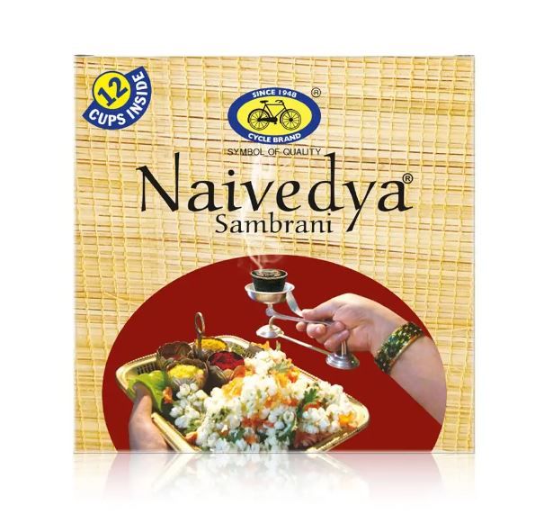 Cycle Naivedya Cup Sambrani, 12pc
