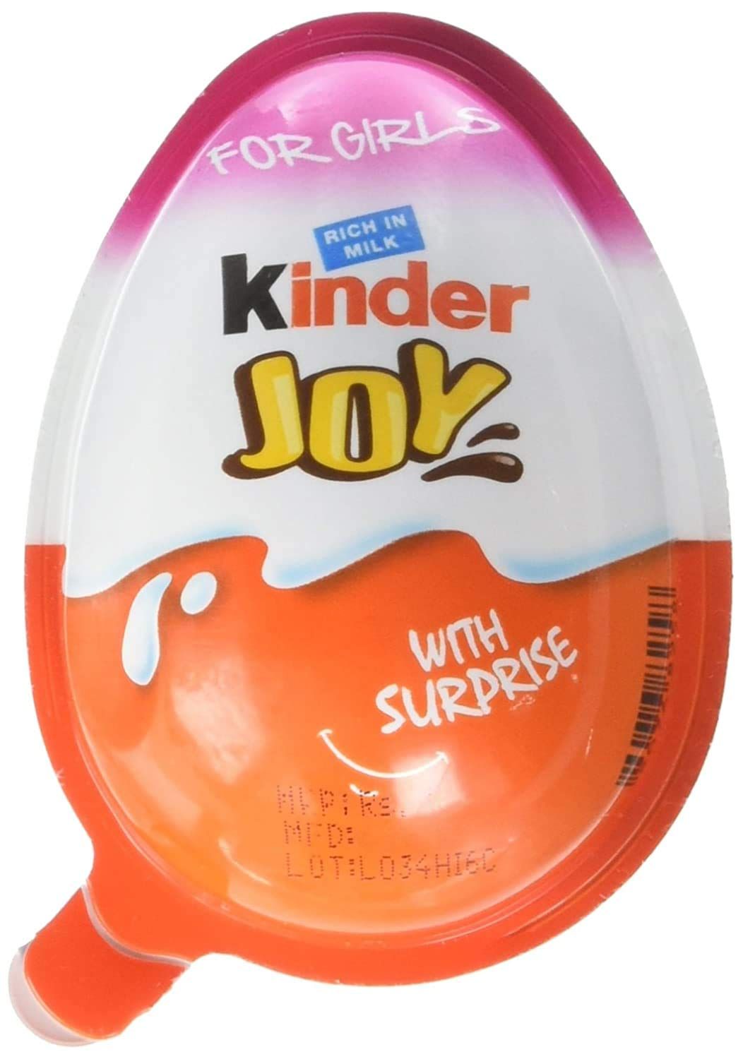 Kinder Joy Chocolate - Girls, 20g