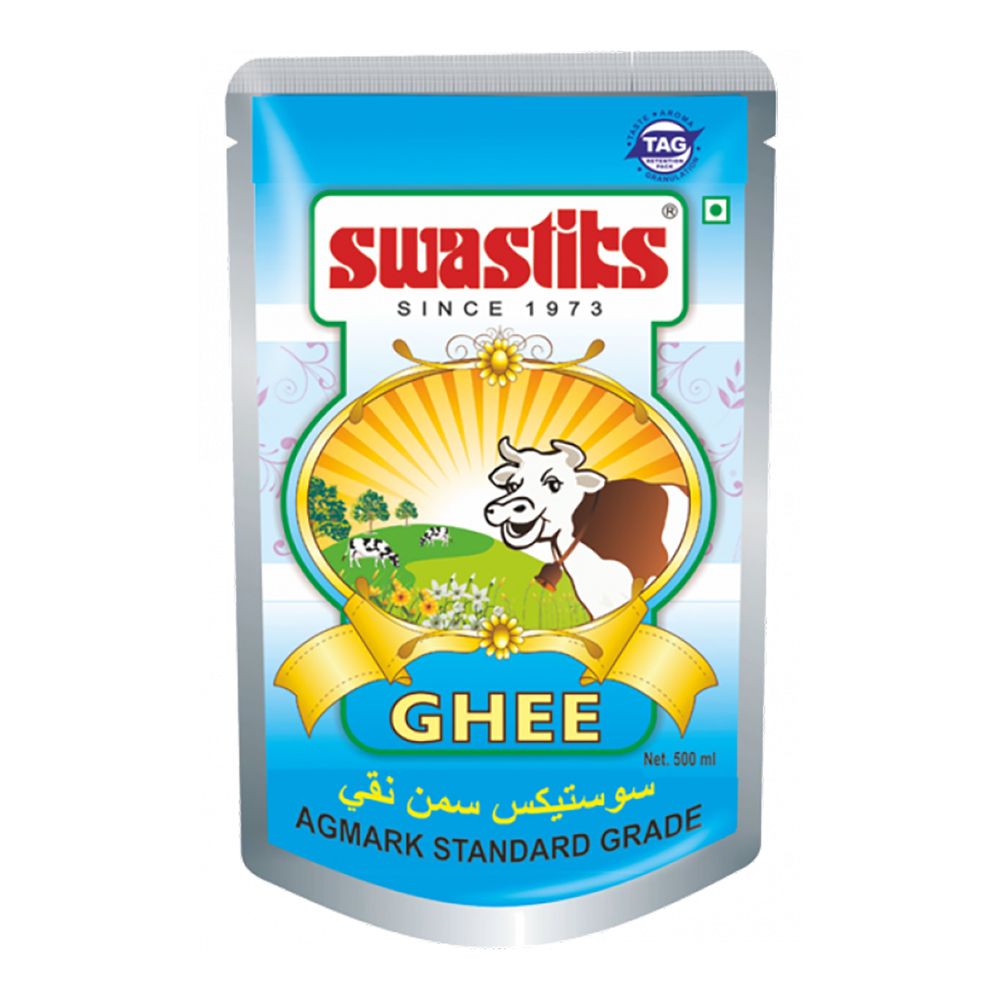 Swastiks Pure Ghee Standy Pouch, 50ml