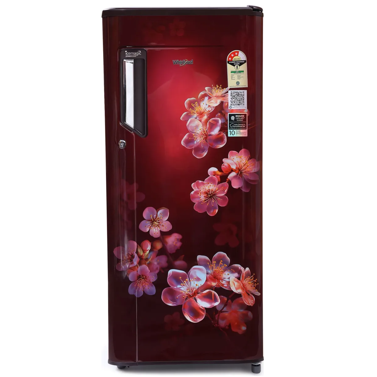 Whirlpool | DAS19243ITIMC | 3 Star Direct Cool Single Door Refrigerator (192L, Wine Blossom)