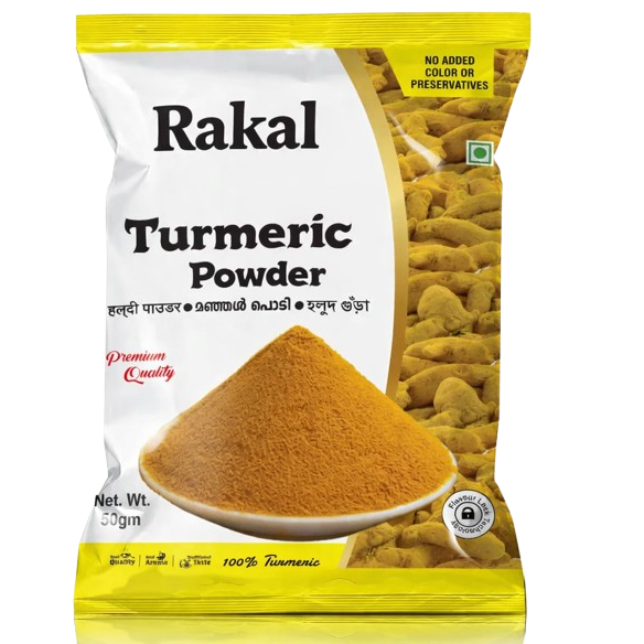 Rakal Turmeric Powder Pouch, 50g