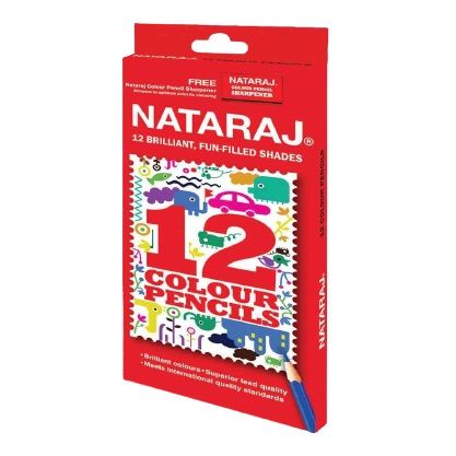 Nataraj Colored Pencil, 12 Shades