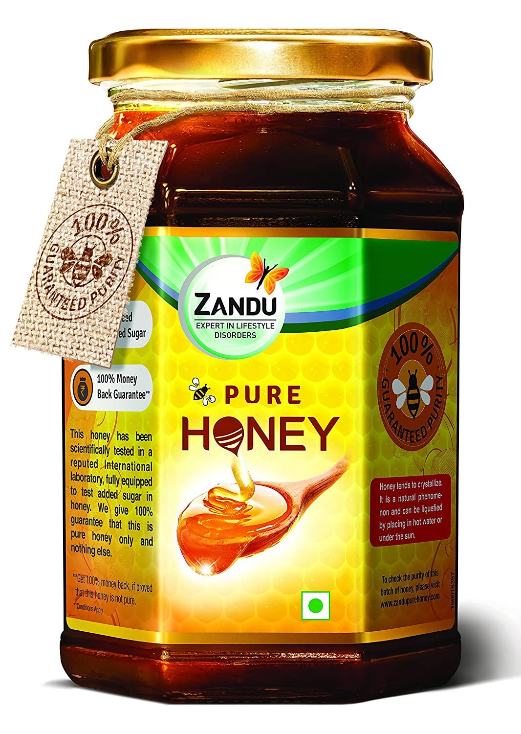 Zandu Pure Honey, 100g