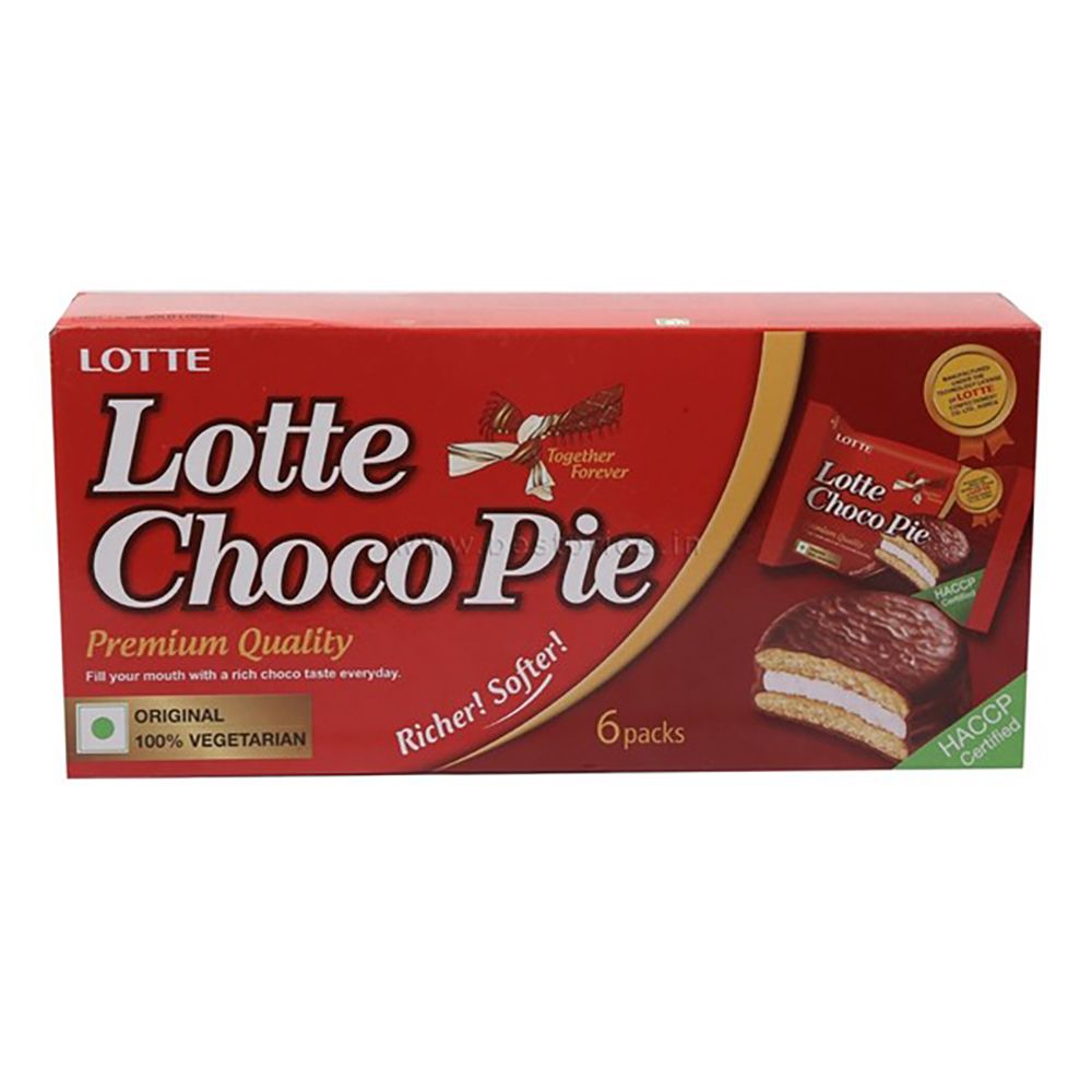 Lotte Biscuit - Choco Pie, 28g (6pc)