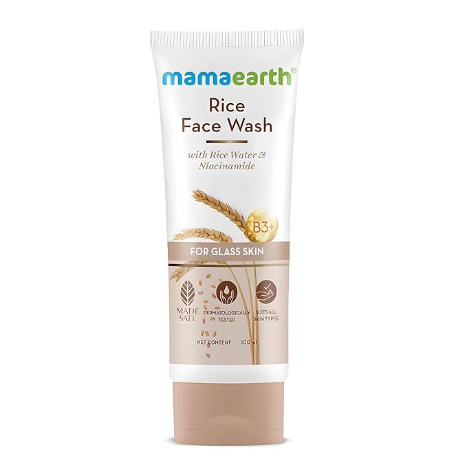 Mamaearth For Glass Skin Face Wash - Rice Water & Niacinamide, 50ml