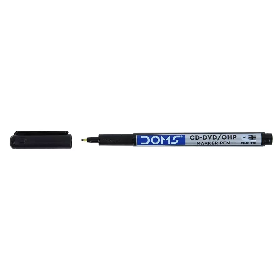Doms Marker Pen - Black, 1pc