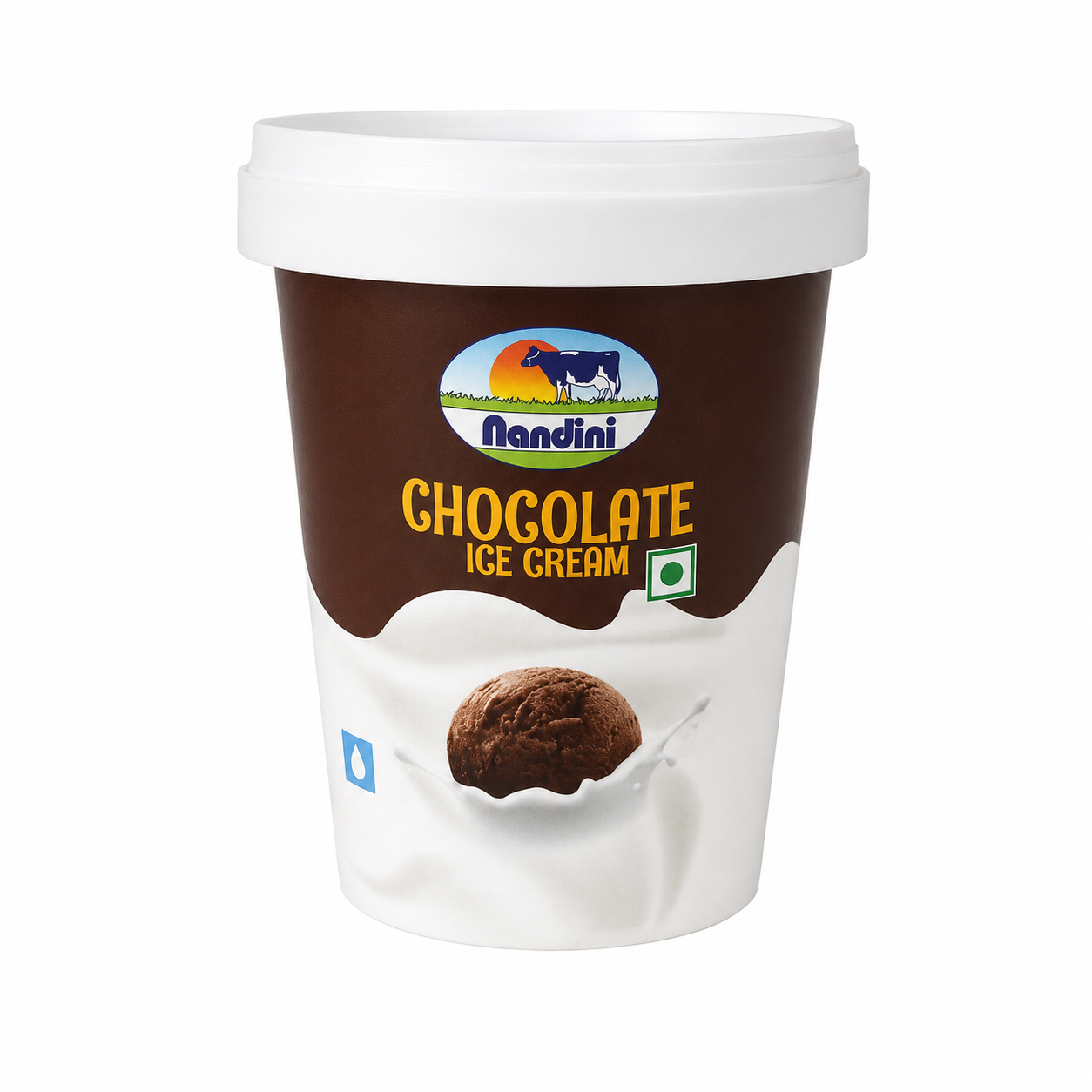 Nandini Ice Cream Tub - Chocolate, 500ml