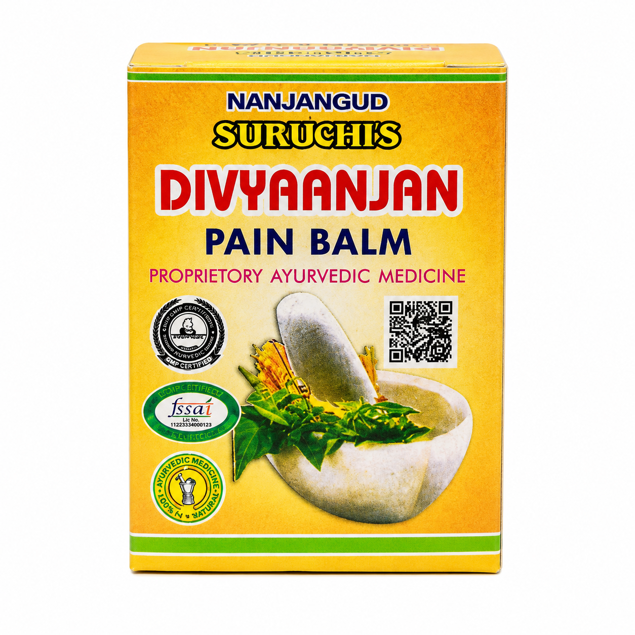 Nanjangud Suruchi's Divyanjan Pain Balm, 10ml