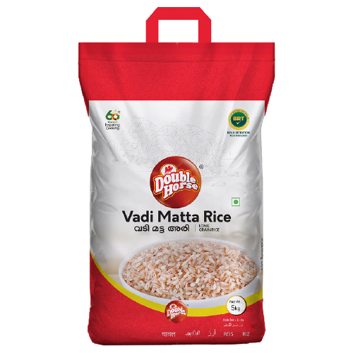 Double Horse Vadi Matta Rice Bag, 5kg