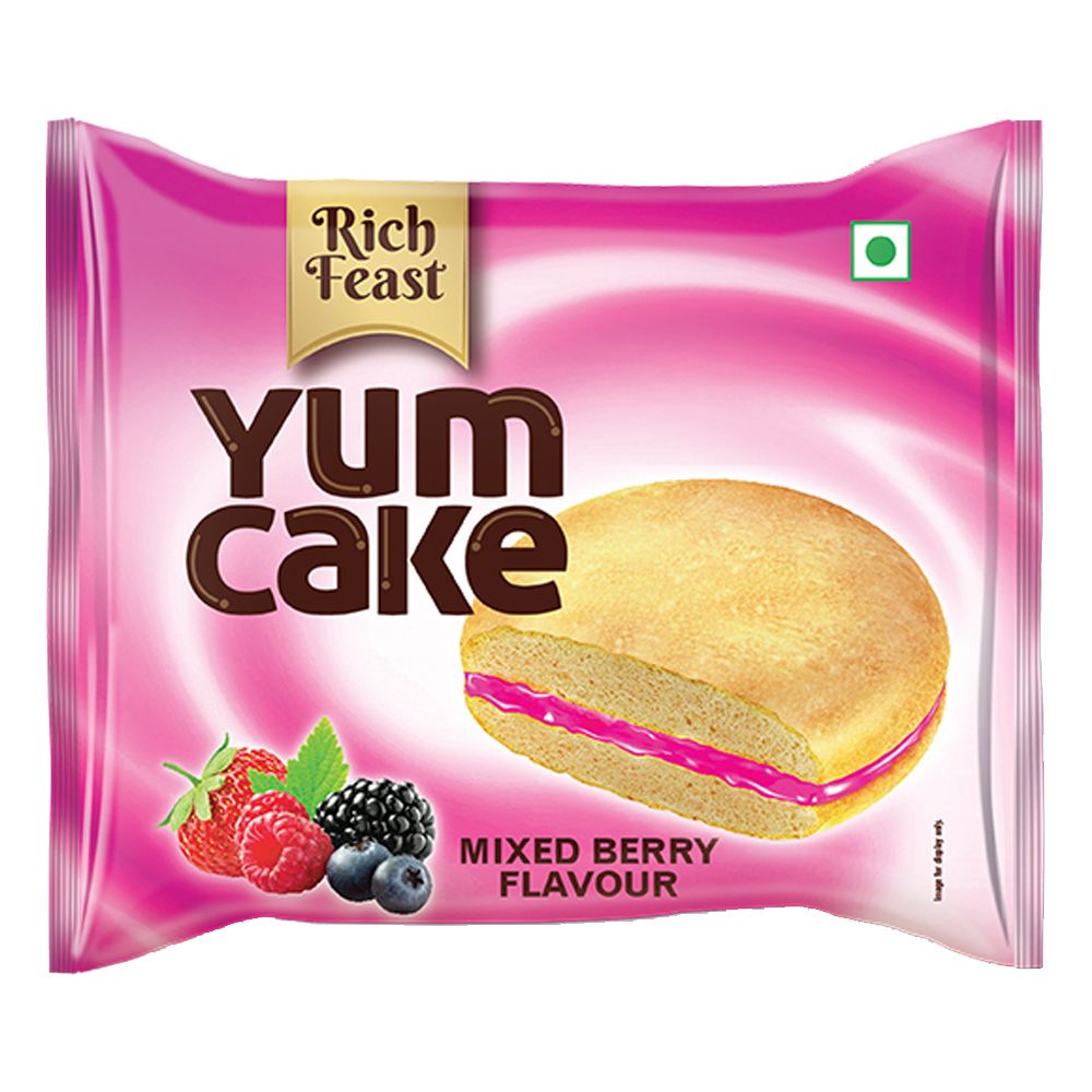 Yellow Diamond Yum Cake - Mixed Berry, 20g
