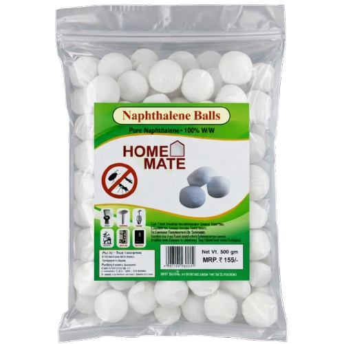 Home Mate Naphthalene Balls Pouch - White, 500g