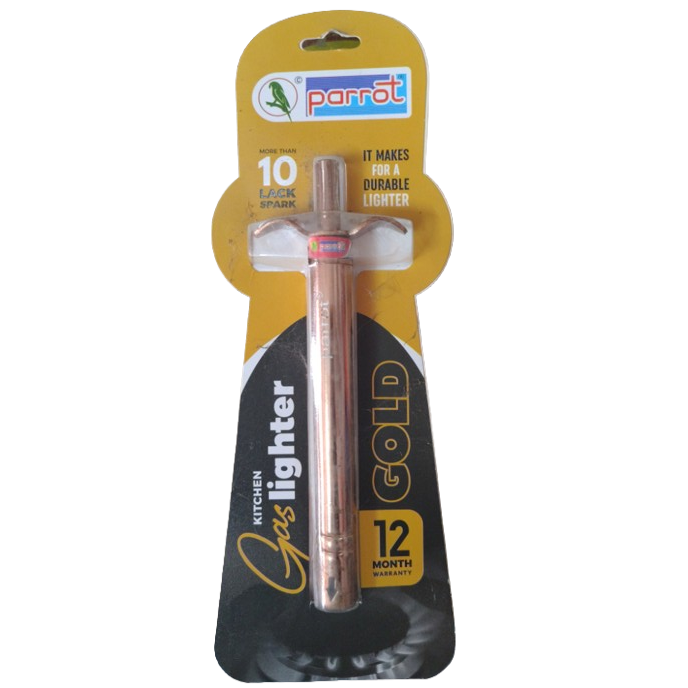 Parrot Kitchen Gas Lighter - Gold, 1pc