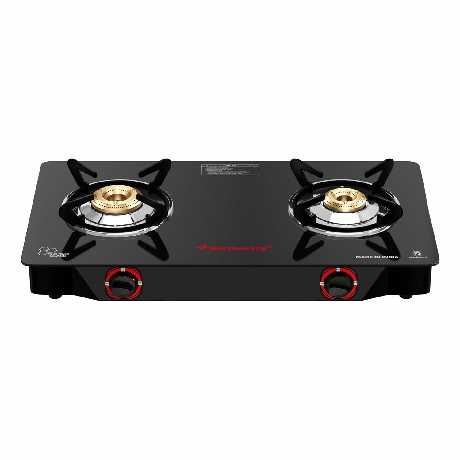 Butterfly | Select Series DUO | Glass Top LPG Stove, 2 Burner