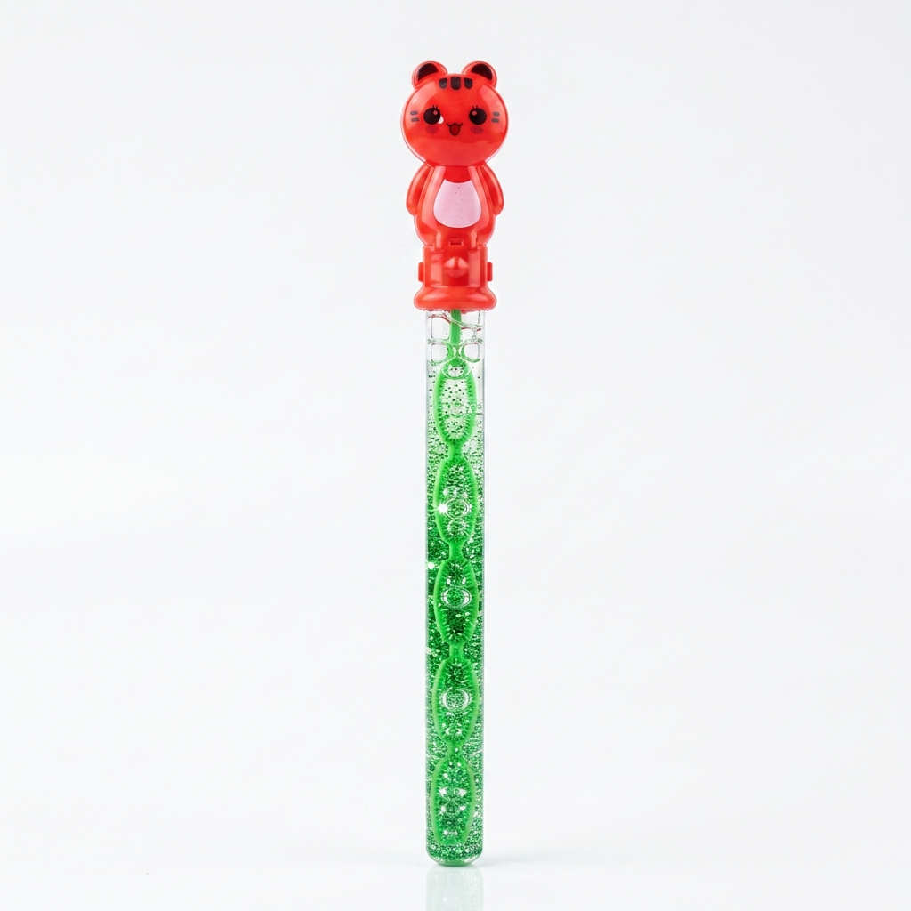 Animal Themed Bubble Wand - Red Character, 1pc