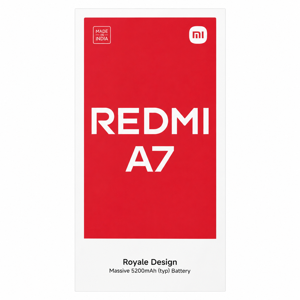 Redmi | A7 Pro | 4G Smartphone (3GB RAM, 64GB ROM, Black)