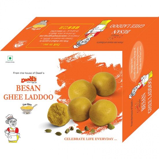 Daadis Besan Ghee Laddoo Carton, 200g