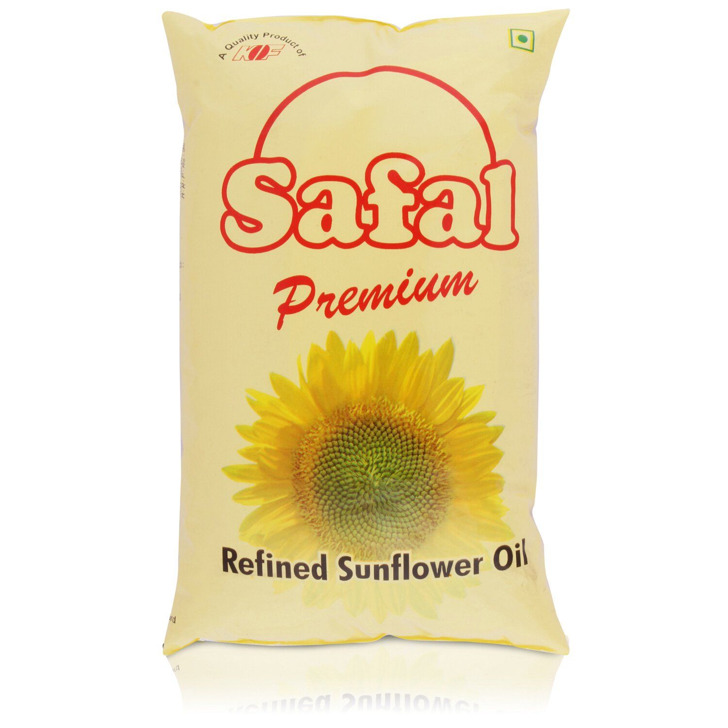 Safal Premium Refined Sunflower Oil Pouch, 1L