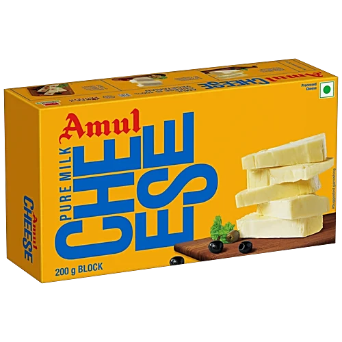 Amul Procesed Cheese Block, 200g
