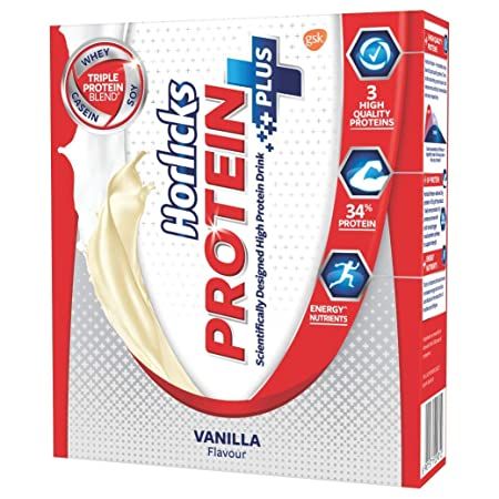 Horlicks Protein Plus Health Drink Refill Pack - Vanilla, 400g