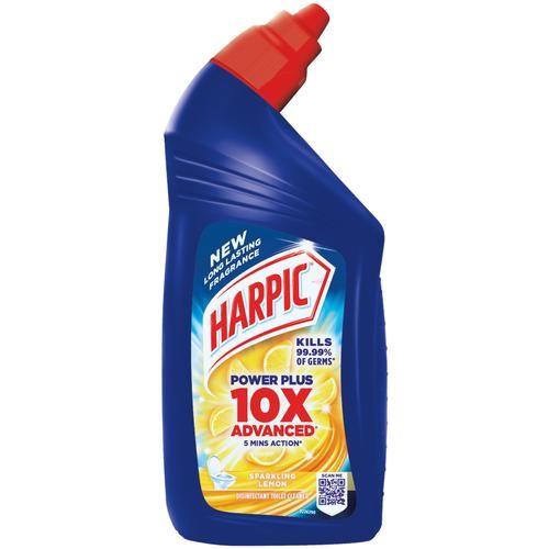 Harpic 10X Better Cleaning Liquid Toilet Cleaner - Sparkling Lemon, 500ml