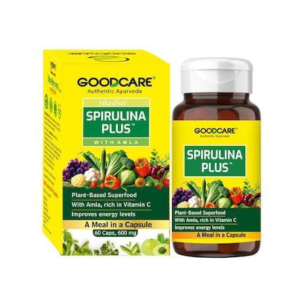 Goodcare Shaibal Spirulina Plus With Amla Capsules, 60pc