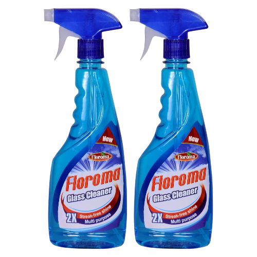 Floroma Glass Cleaner, 500ml (Buy 1 Get 1 Free)