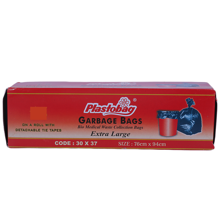 Plastobags Regular Garbage Bags - Extra Large, 30cm x 37cm, 20pc