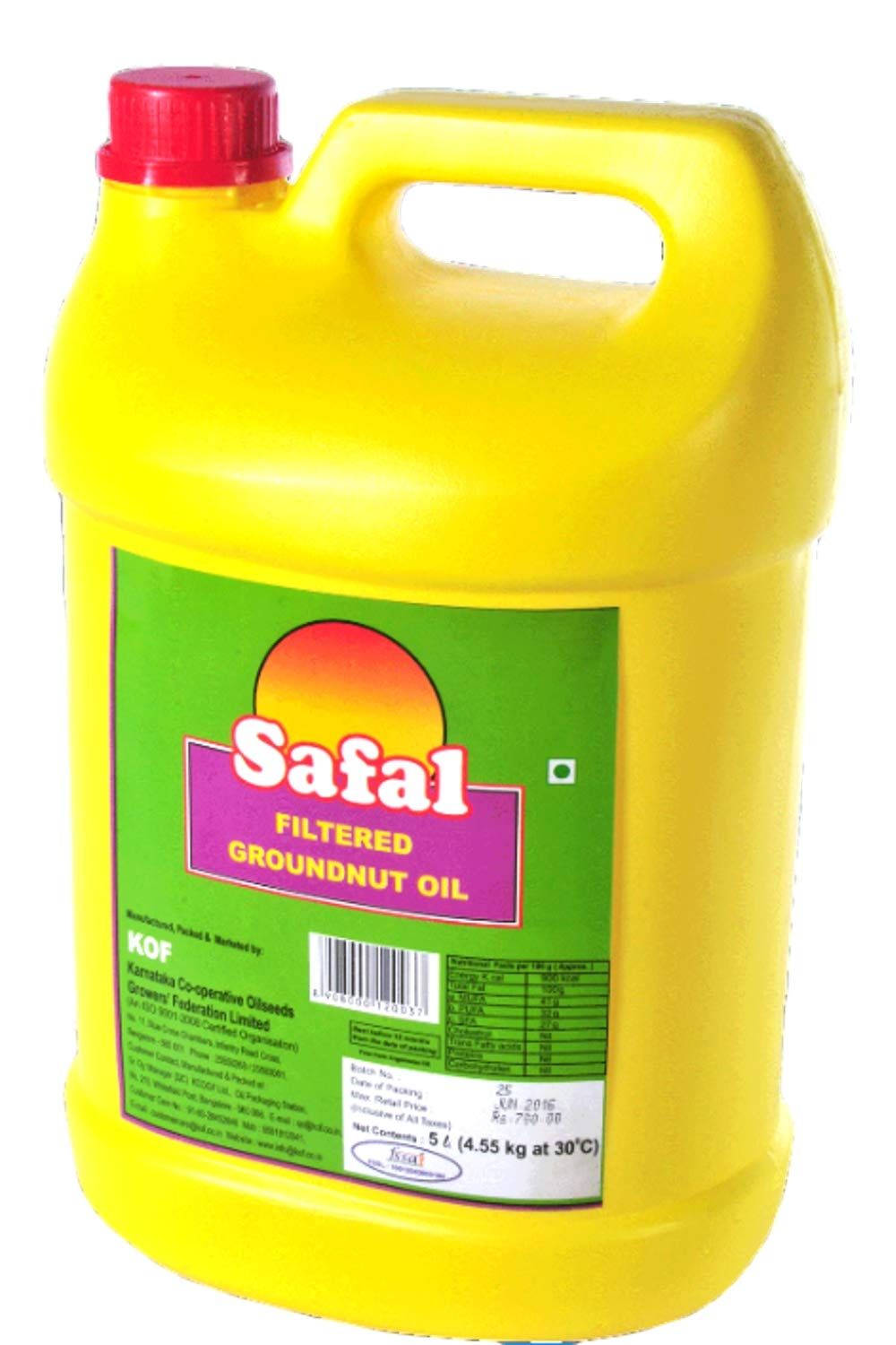 Safal Refined Groundnut Oil Can, 5L