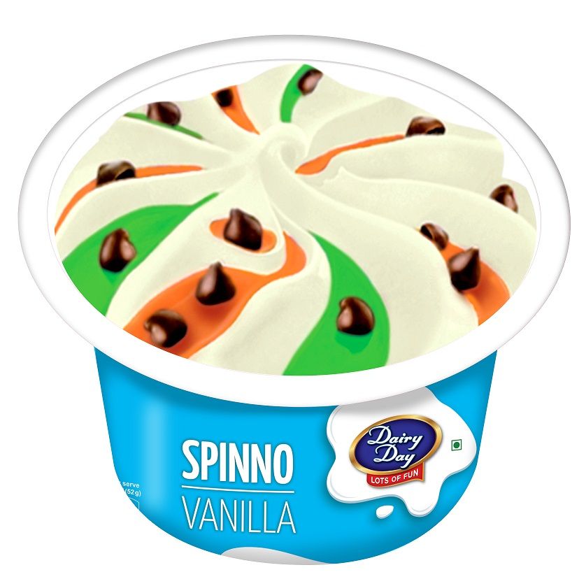 Dairy Day Sundae Cup Ice Cream - Spinno Vanilla, 80ml