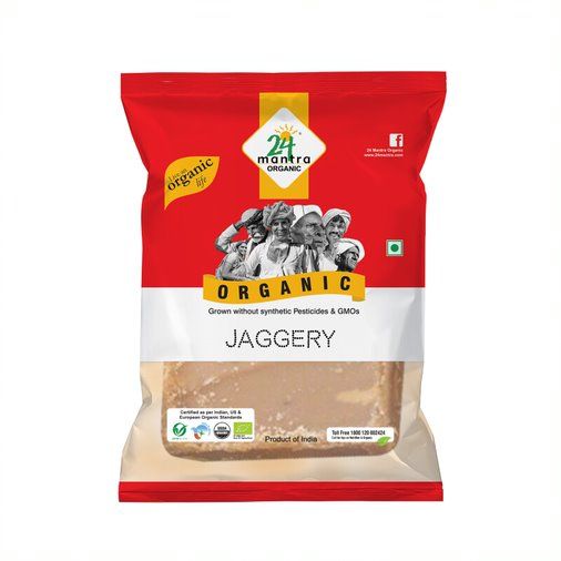 24 Mantra Organic Jaggery Block, 450g