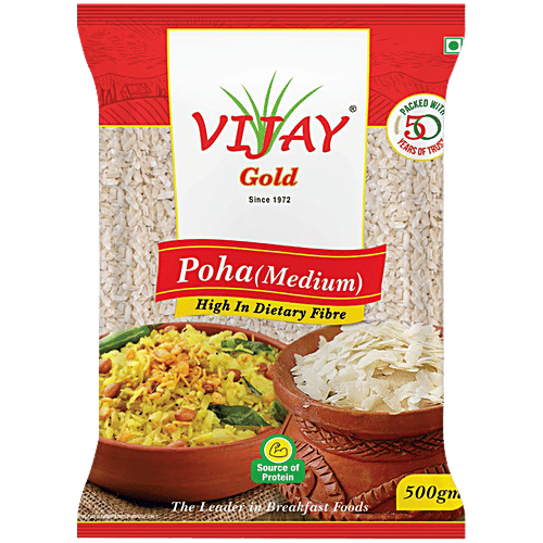 Vijay Gold Poha Pouch, 500g