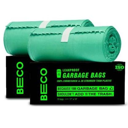 Beco Compostable Garbage Bag, 30pc (17 inch X 19 inch)