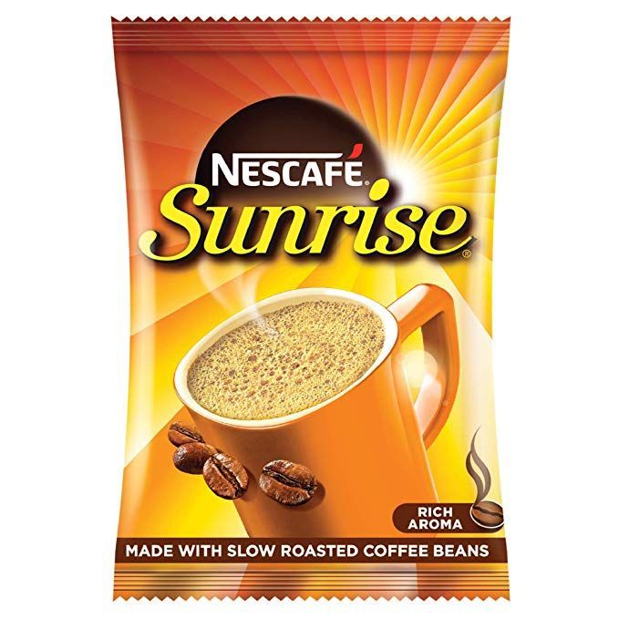 Nescafe (Rs.5) Sunrise Instant Coffee Powder Sachet, 3.5g (60% Coffee 40% Chicory)