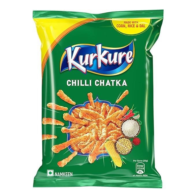 Kurkure Namkeen - Chilli Chatka, 75g