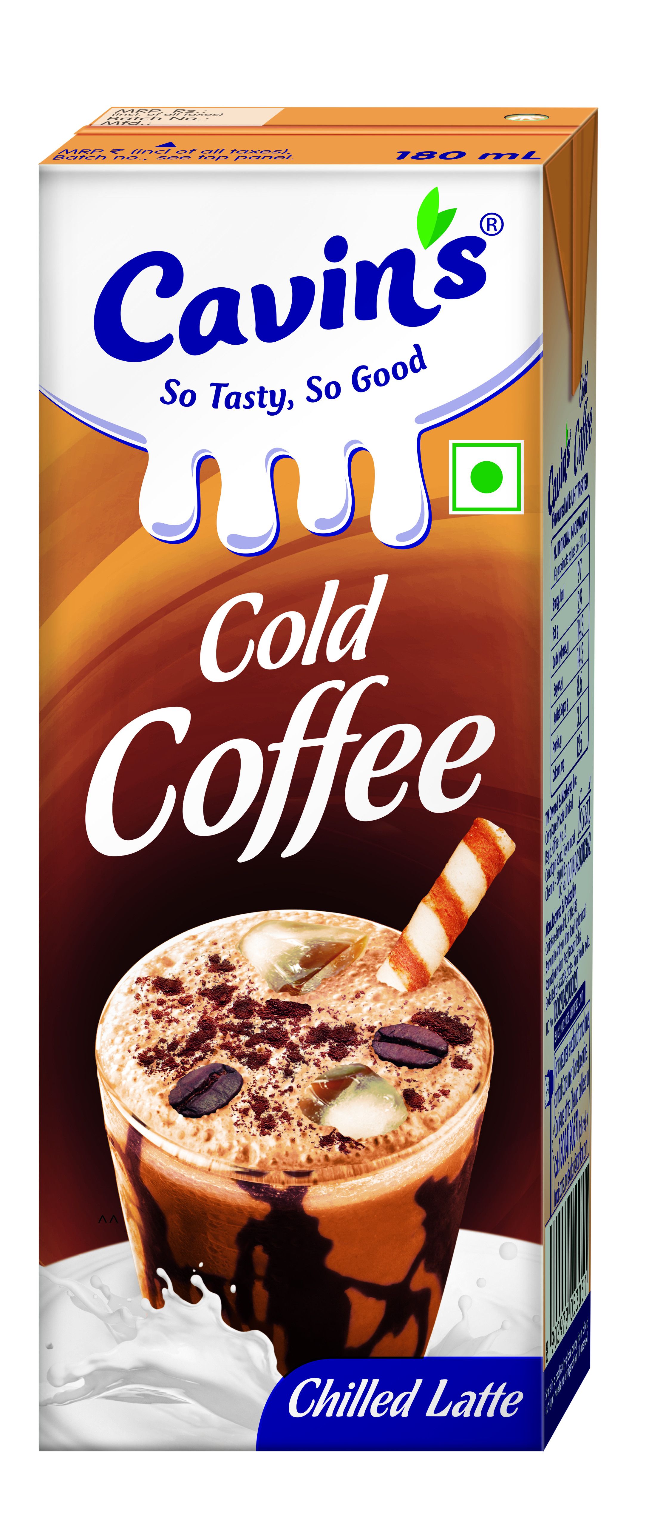Cavin's Cold Coffee Tetra Pack - Coffee Shake, 180ml