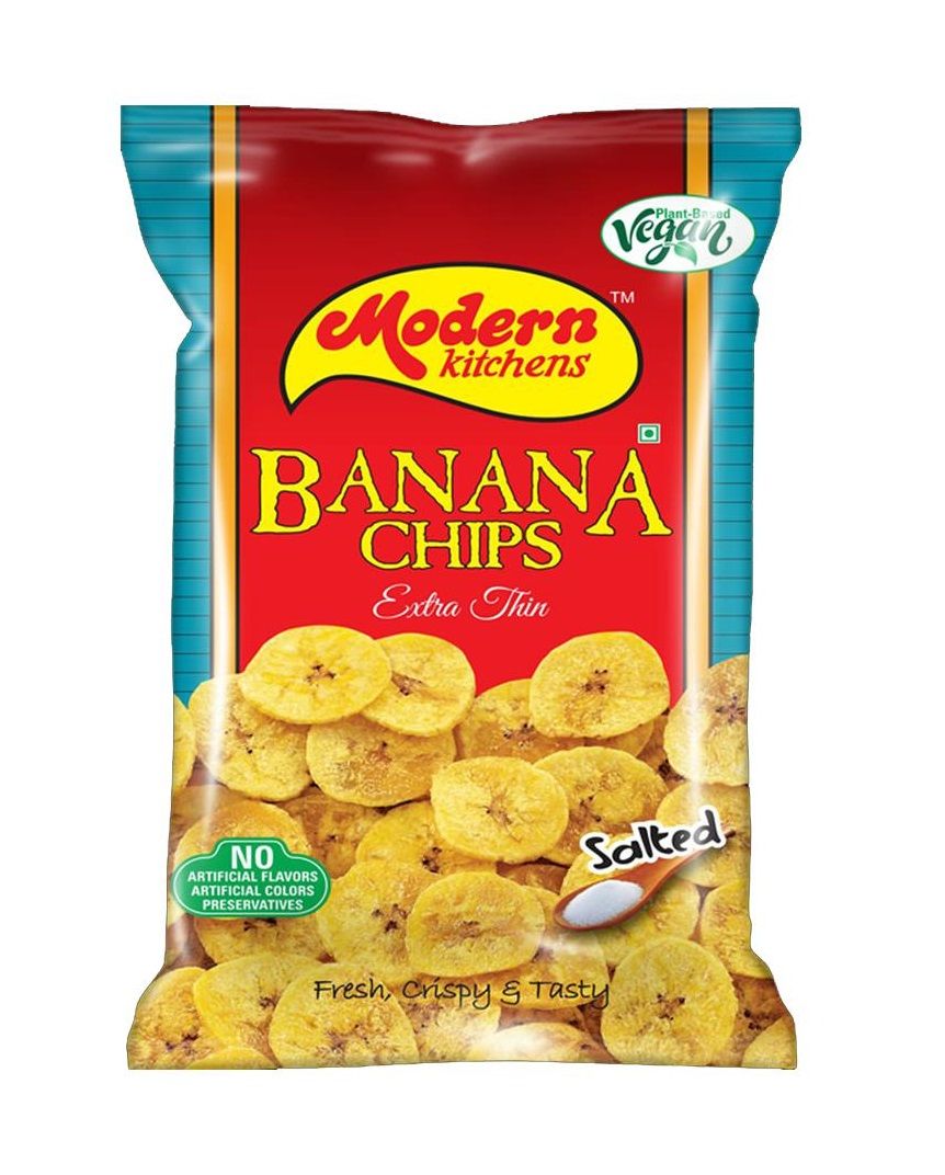 Modern Kitchens Banana Chips - Salted, 25g