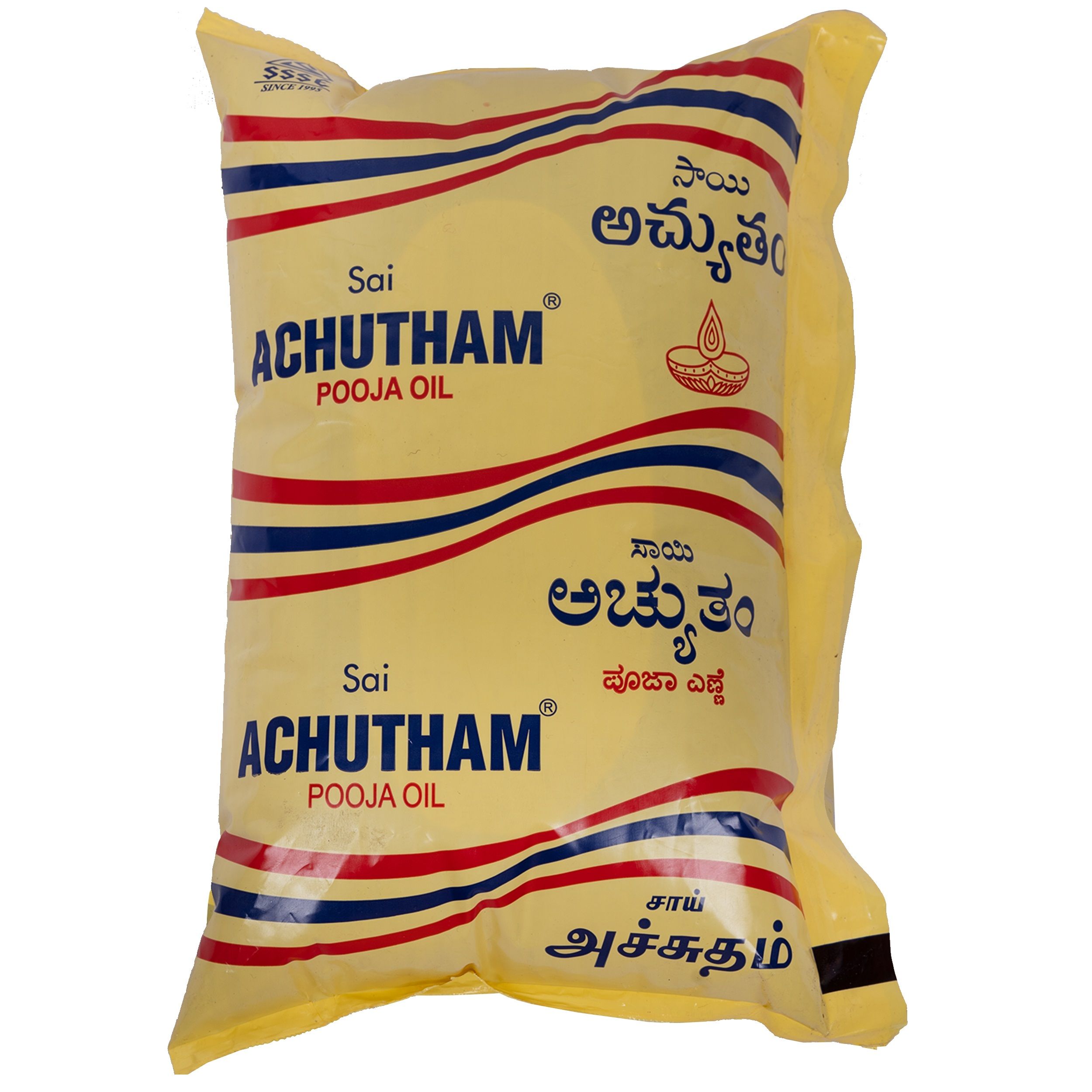 Sai Achutham Pooja Oil Pouch, 1L