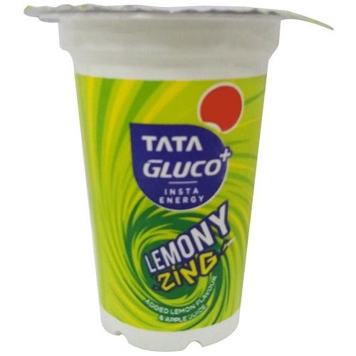 Tata Gluco + Insta Energy Drink Closed Cup - Lemony Zing, 180ml