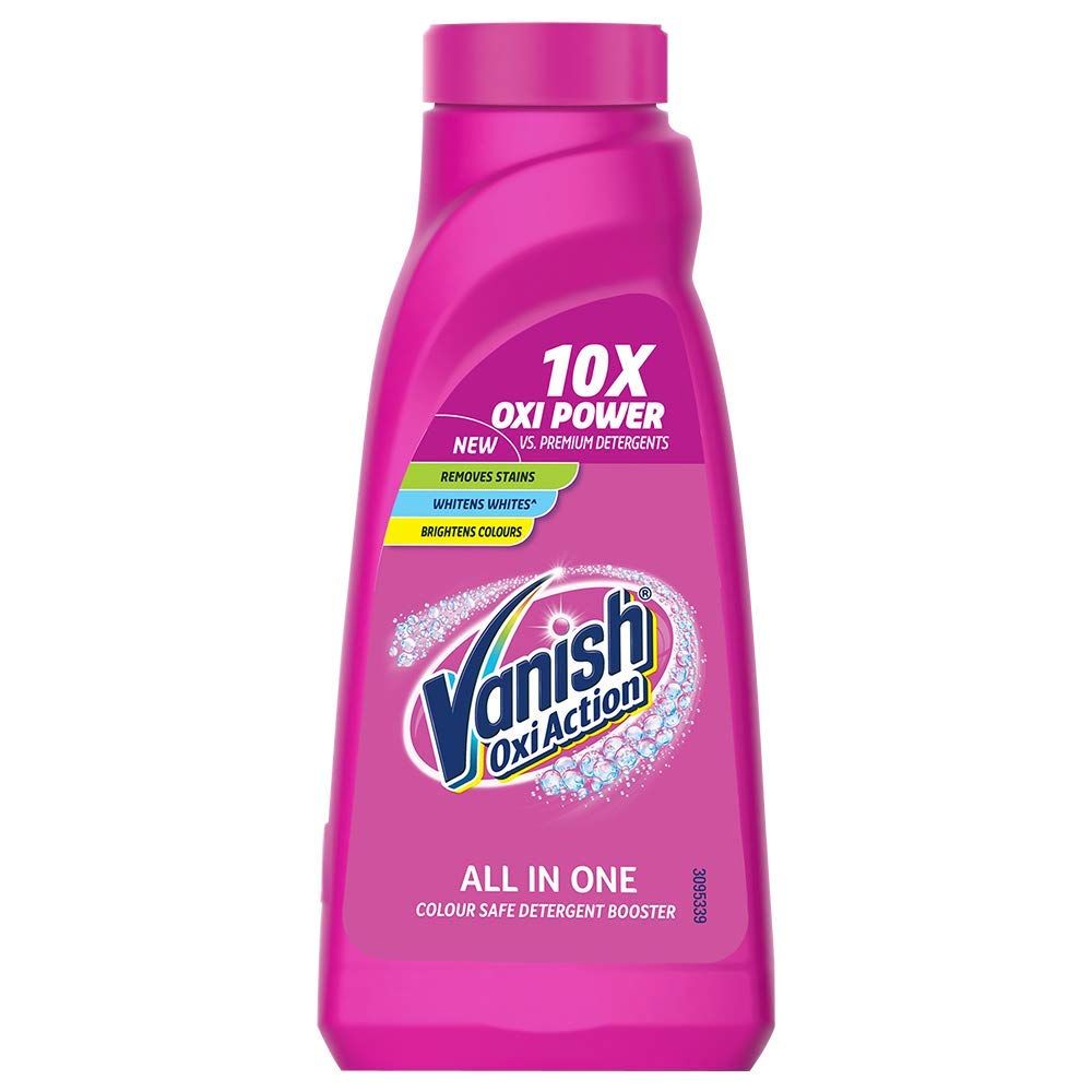 Vanish Oxi Action Colour Safe Fabric Stain Remover Liquid - All in One, 400ml