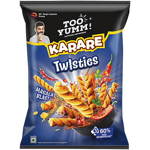 Too Yumm! Karare - Twisties Masala Blast, 65g