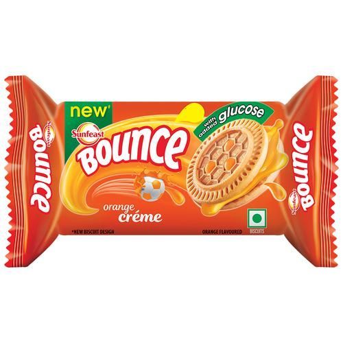 Sunfeast Bounce Tangy Cream Biscuit - Orange, 32g