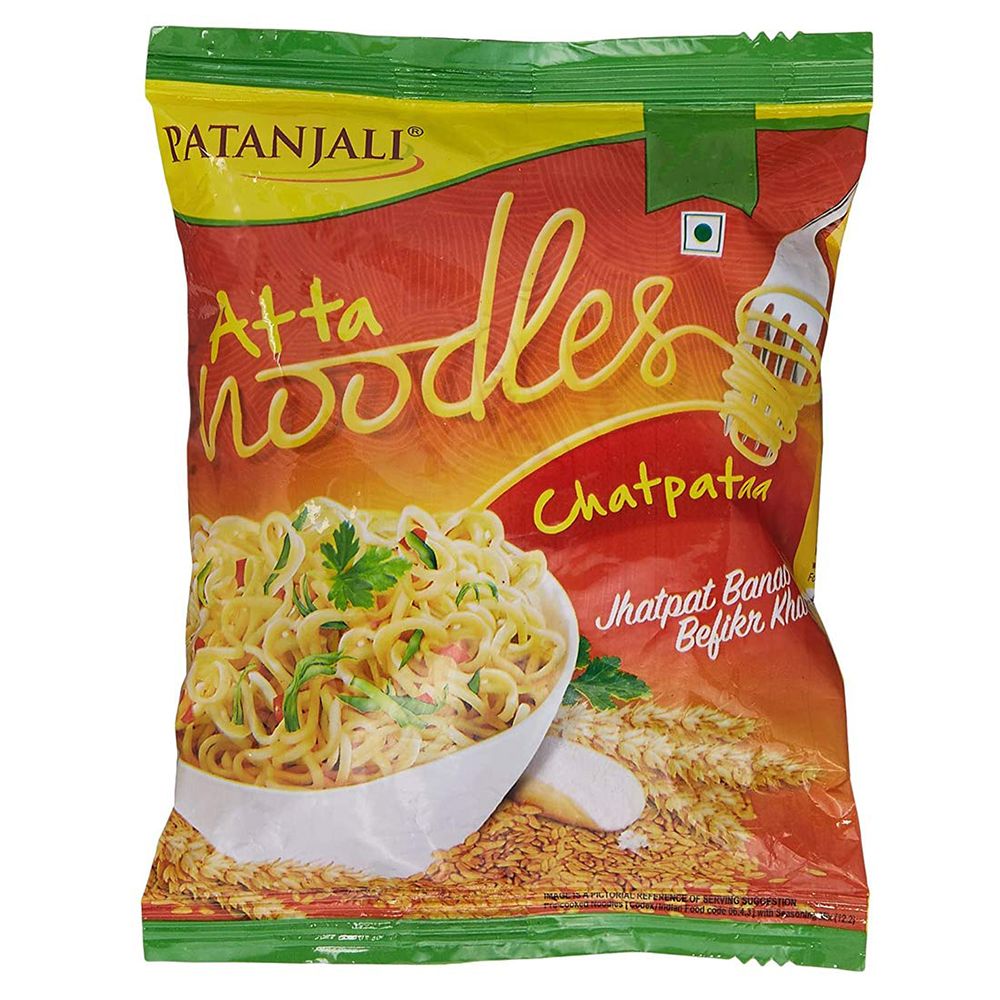 Patanjali Atta Noodles - Chatpataa, 60g