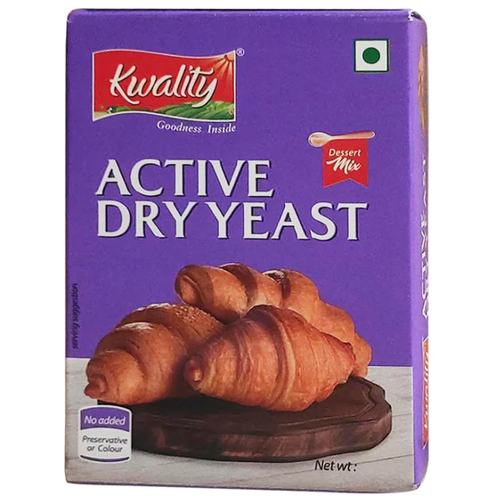 Kwality Active Dry Yeast Carton, 25g