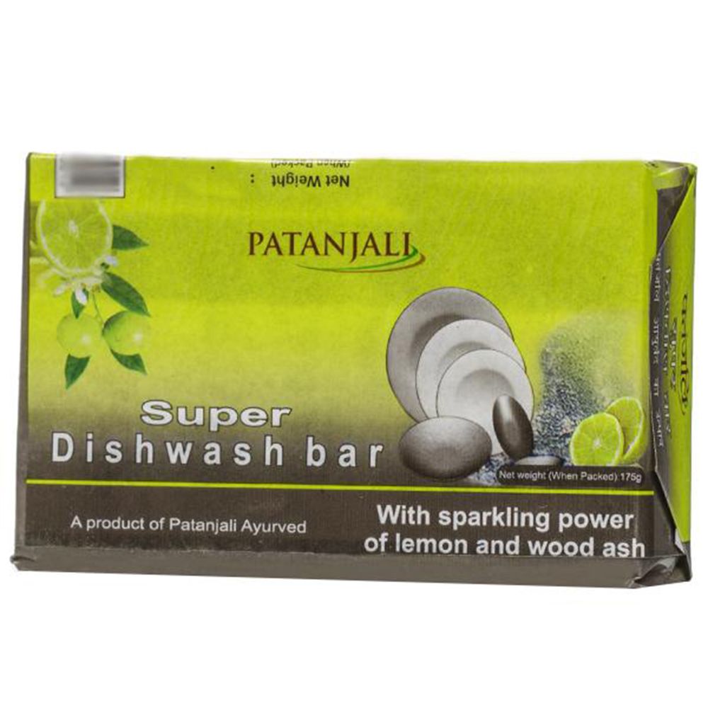 Patanjali Super Dishwash Bar, 145g