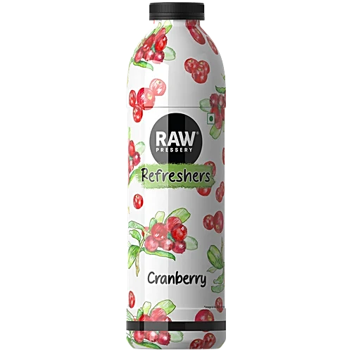 Raw Pressery Refreshers Juice Pet Bottle - Cranberry, 750ml